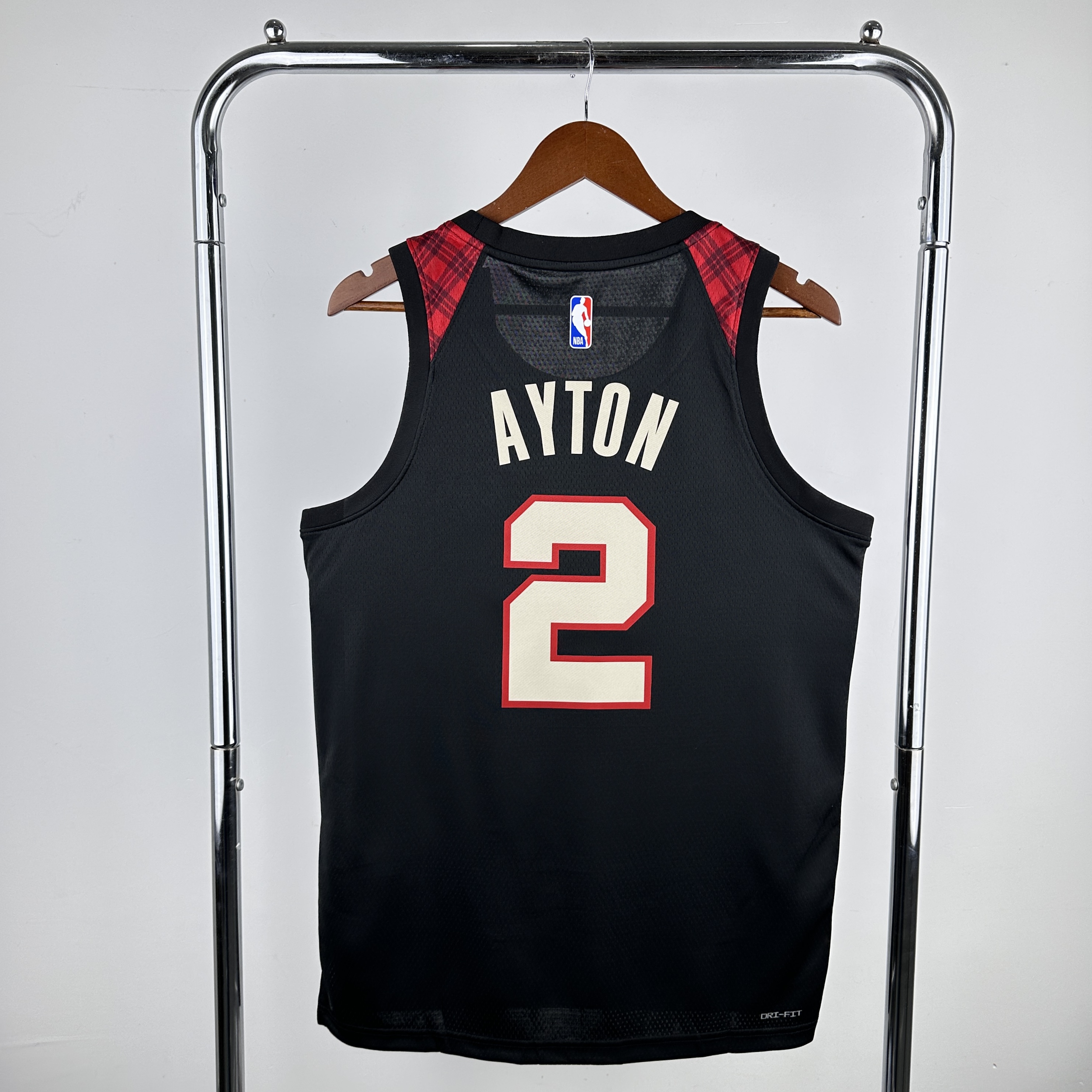 Men Portland Trail Blazers 2 Ayton Black City Edition Nike 2024 NBA Jersey